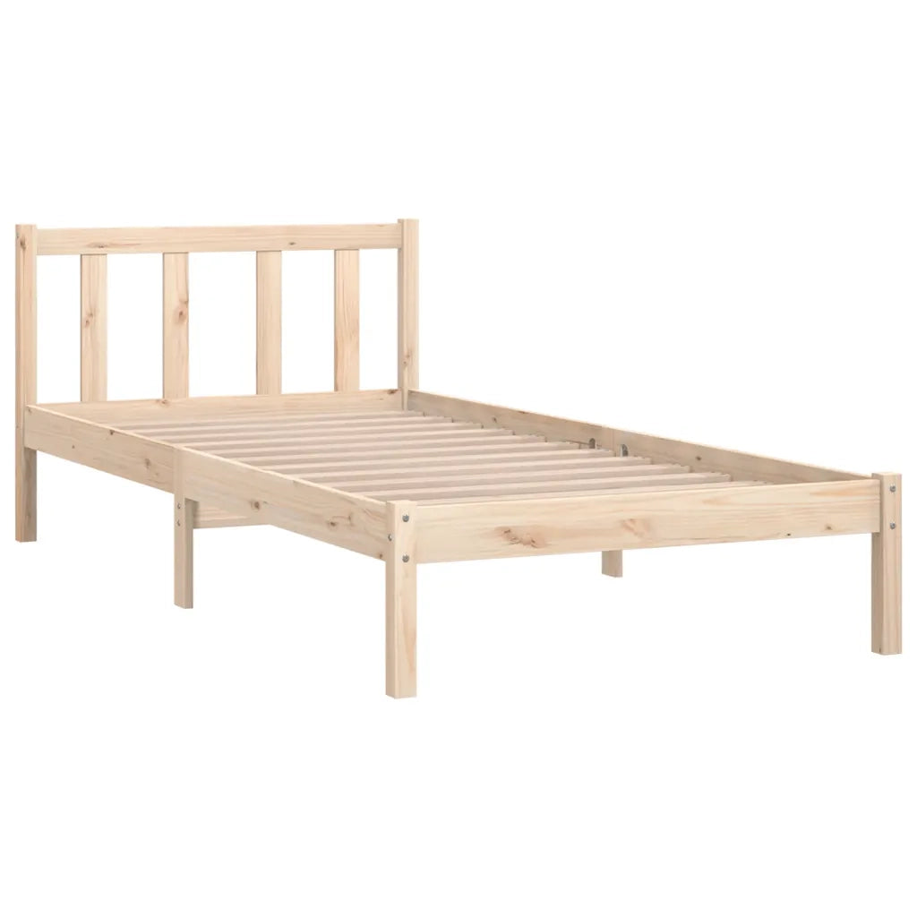Giroletto-Struttura Letto in Legno Massello di Pino 100x200 cm 932267