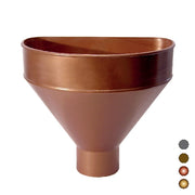 RACCOGLITORE MONOLITICO IN PVC PER PLUVIALI- Diam. 100 - Marrone- DH- pezzi 1