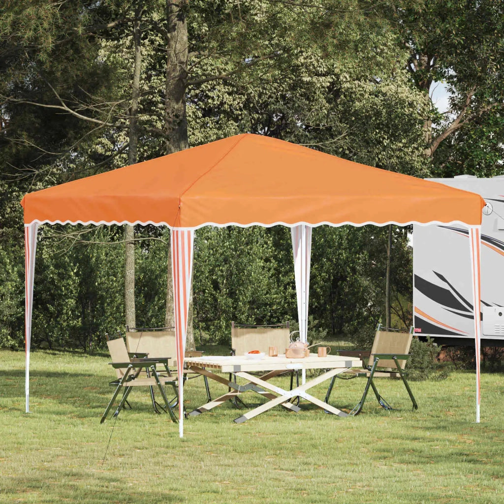 Tenda per feste a pop-up Arancione 288 x 288 x 245 cm 42019756