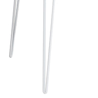 Lucille - scrivania in legno e metallo con 2 cassetti - 120x60x76 cm