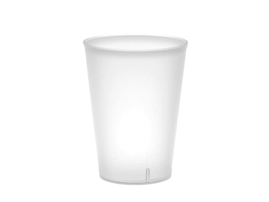 Confezione 20 bicchieri movida in polistirene bianco cl 25 made in italy