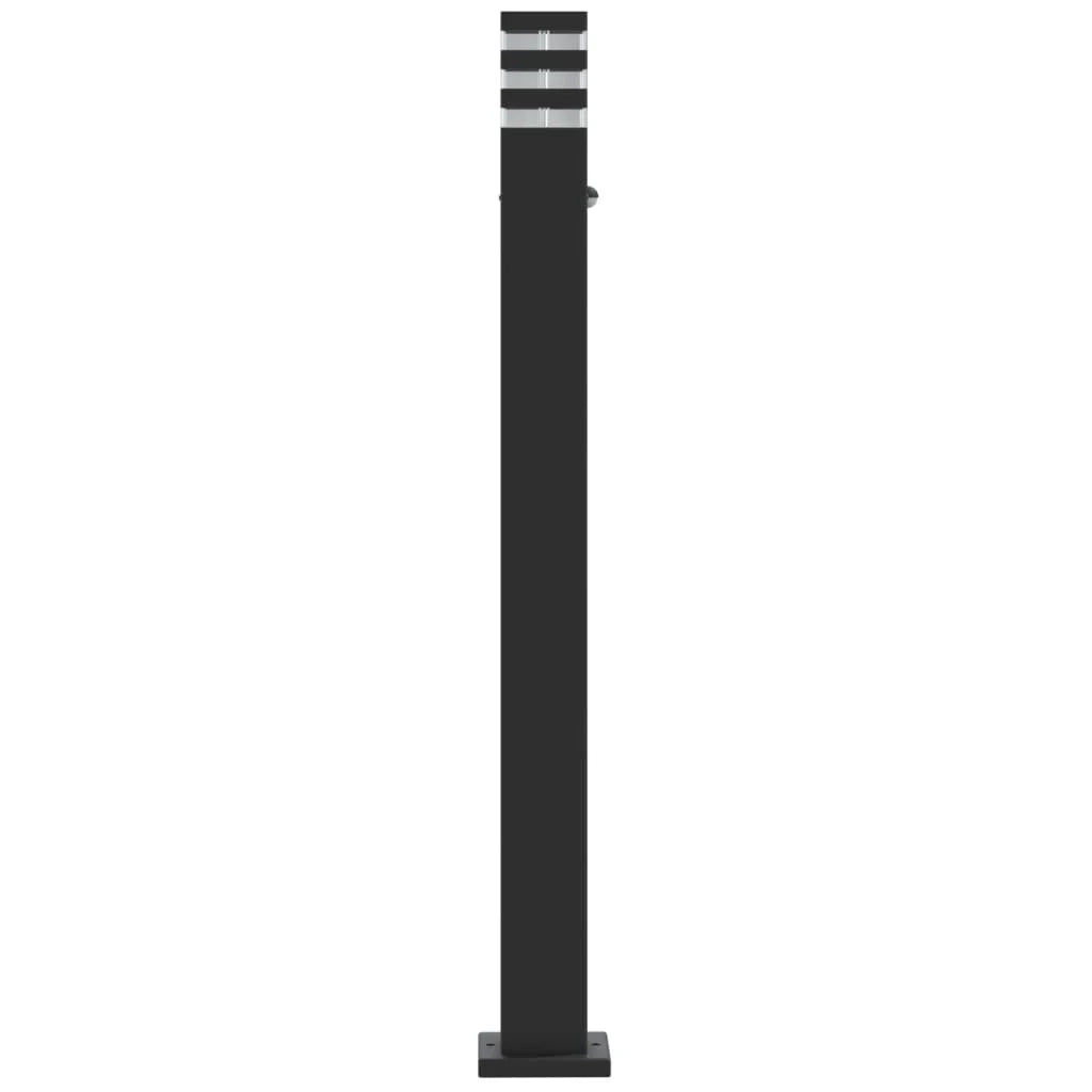 Lampada da terra per esterni con sensore 110 cm alluminio nero 02_0042520
