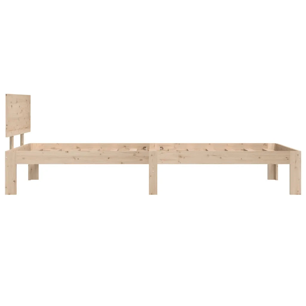 Giroletto-Struttura Letto in Legno Massello di Pino 90x200 cm 718524