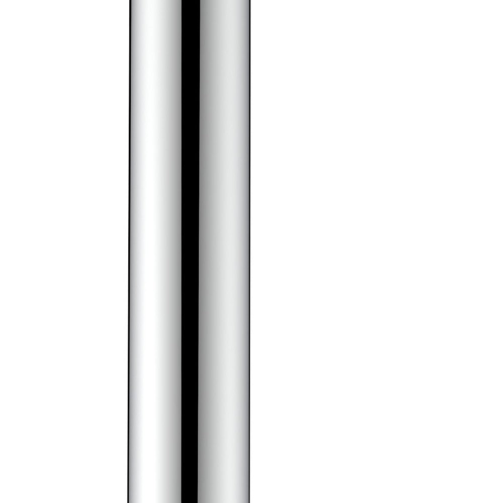 Braccio doccia a soffitto tondo 20 cm con fissaggio rinforzato