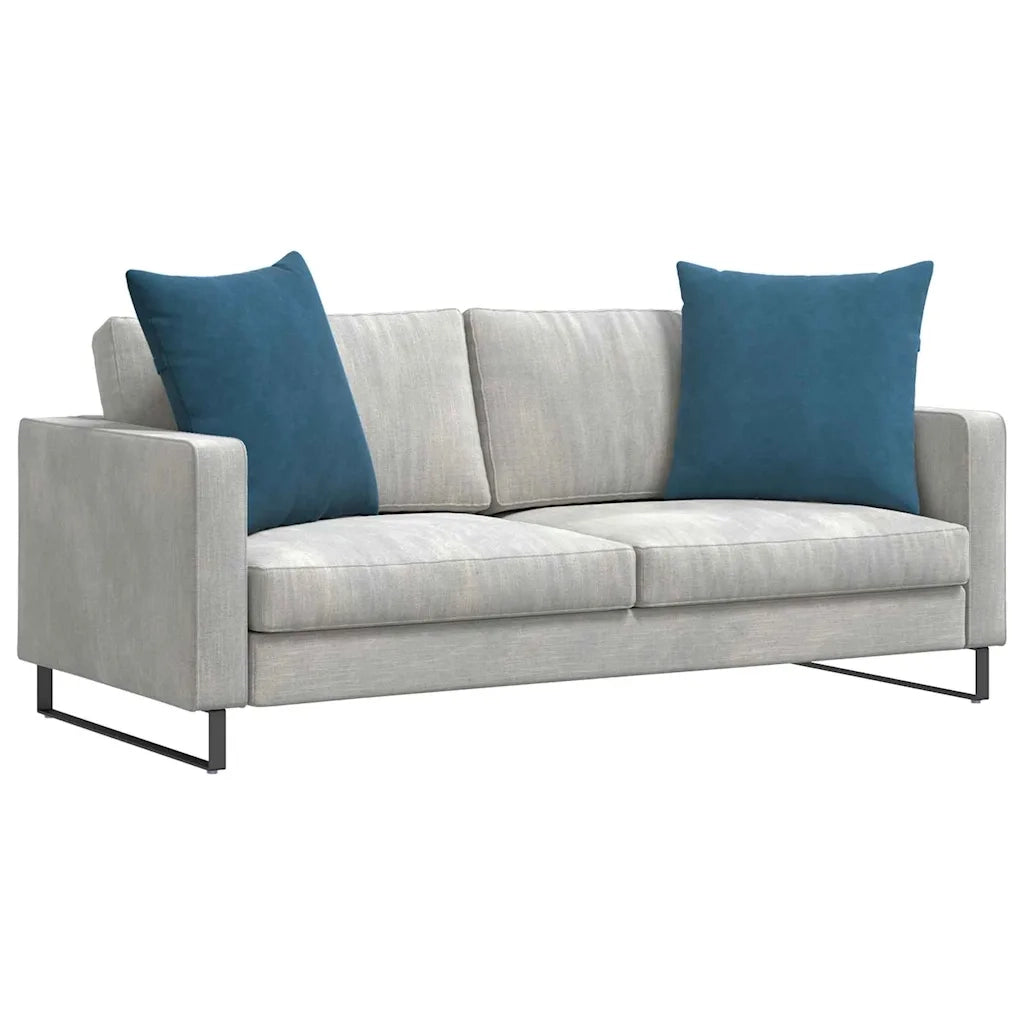 Cuscini da Divano 2 pcs Blu 80 x 80 cm Tessuto in Cords 42014056