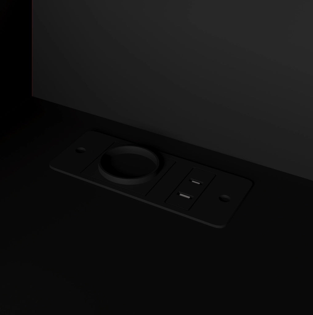 Letto a castello gaming in legno 90x200 cm con scrivania, armadio, LED e porta USB, nero e rosso
