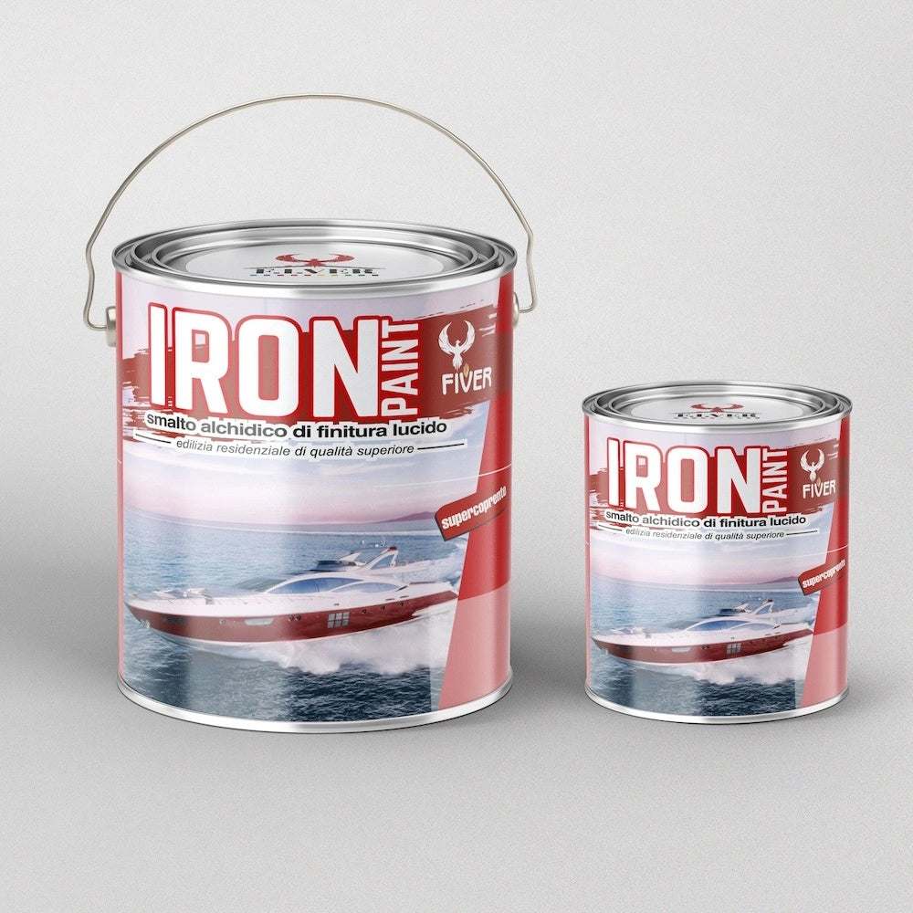 Smalto per Legno Ferro e Plastica Iron - Iron Marrone chiaro - Litri 2 -5