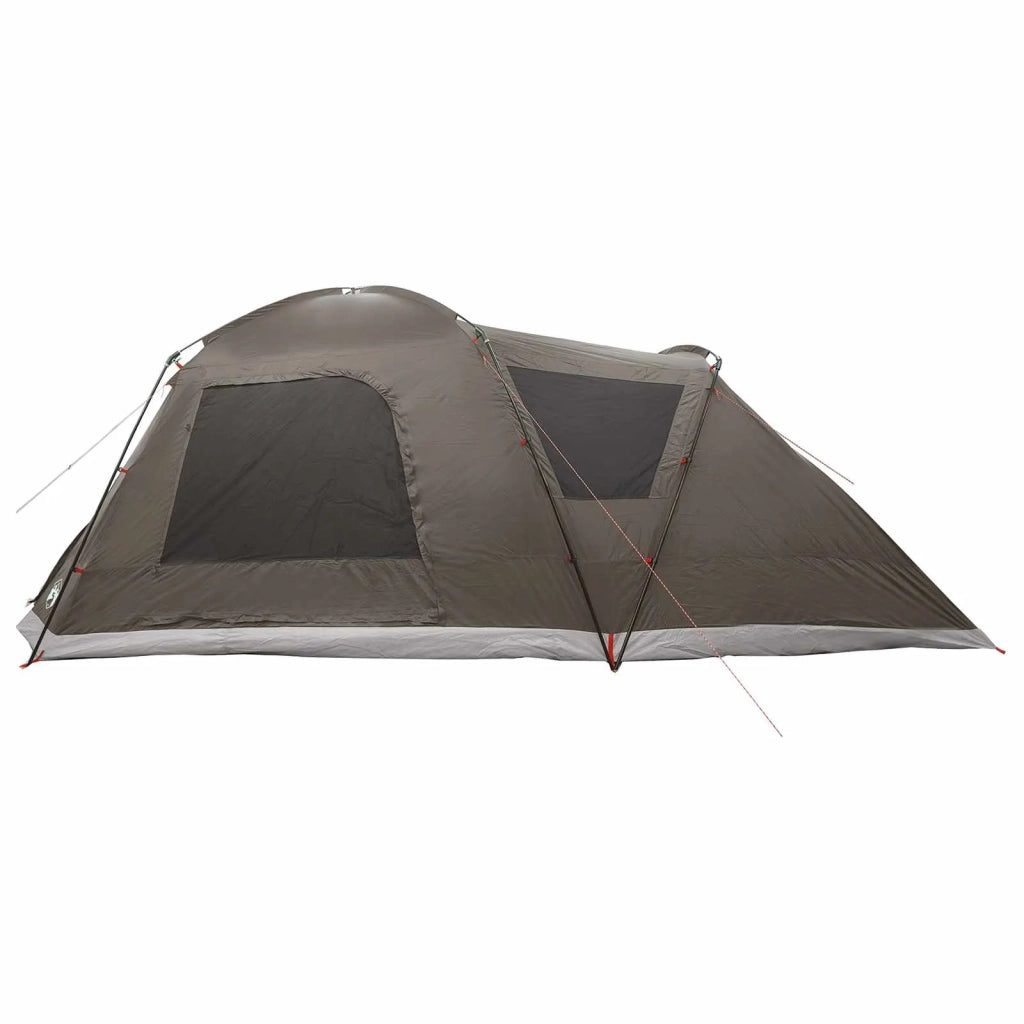Tenda Capanna Marrone grigio 12-Persone Poliestere e Acciaio 42029009