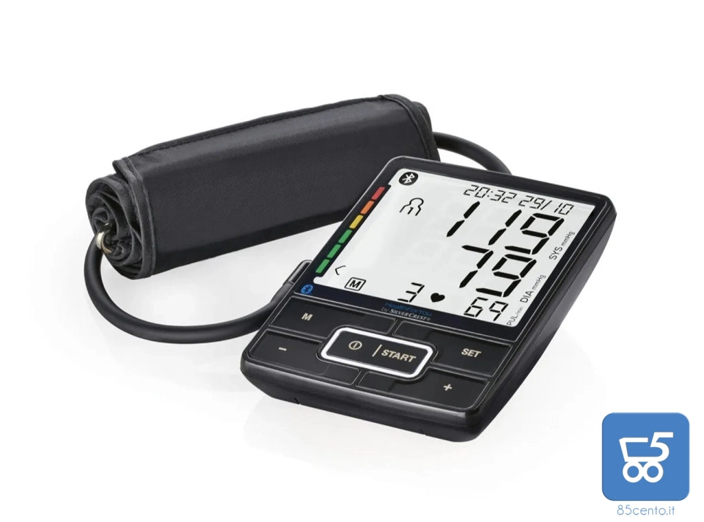 Misuratore di Pressione Arteriosa da Braccio con Funzione Bluetooth App HealtForYou
