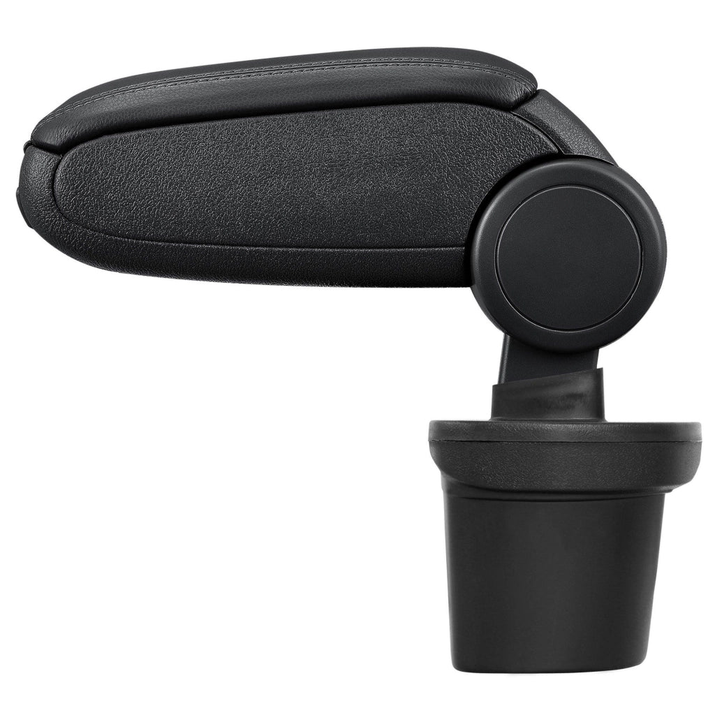 Bracciolo centrale per Nissan Juke con scomparto imbottito in similpelle nera con cuciture nere 03_0000522
