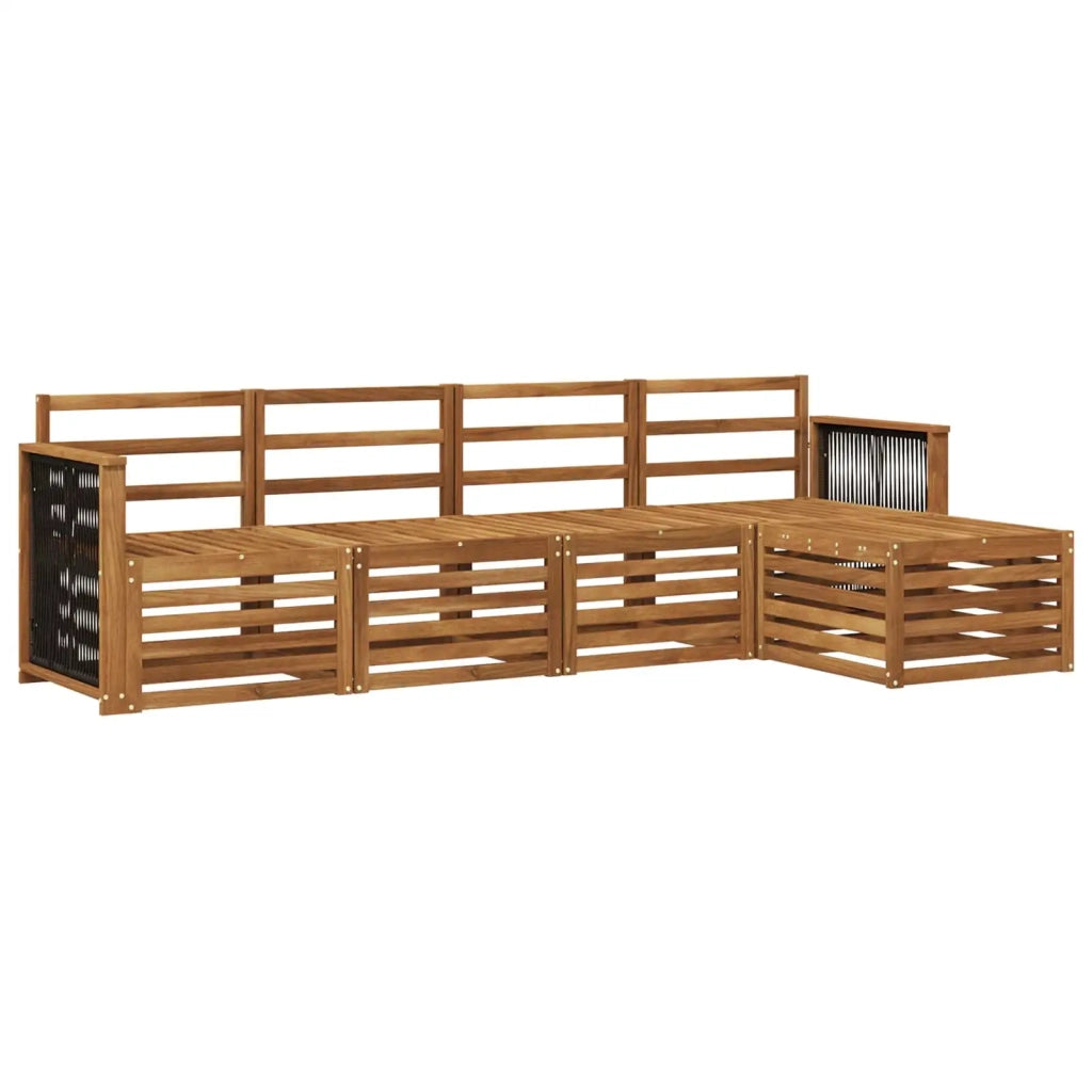 Set di divani da esterno 5 pcs Naturale 3384230