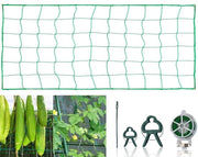 Rete per piante di fioritura extra resistente - Protezione contro gli uccelli - 1,8 m x 3 m - 10 cm di distanza tra le maglie - Materiale shockresistente - Rete per arrampicamento