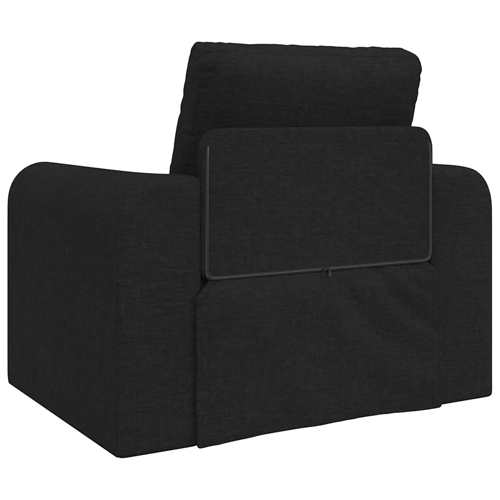 Divano letto-Sofa Letto-Daybed Nero 98 x 71 x 83 cm Tessuto