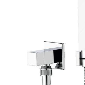 Duplex idroscopino quadro flex 150 cm con supporto e rubinetto