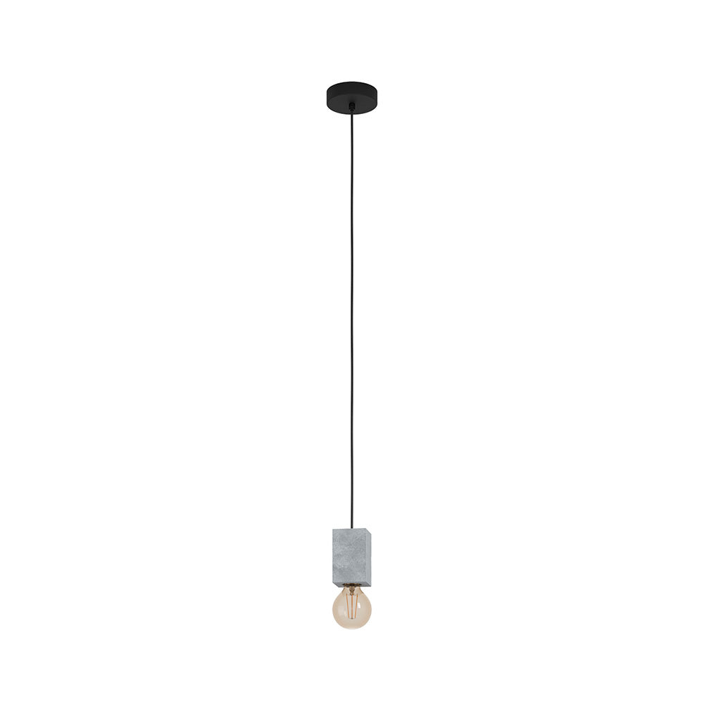 Lampadario Contemporaneo Prestwick 3 1 Luce Acciaio Nero