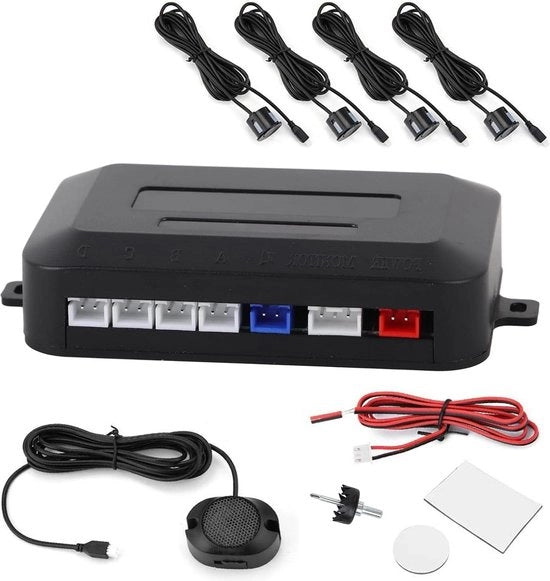 Sistema di allarme parcheggio per veicoli a 12 V - Sondaggio di parcheggio per retro - Sistema di avviso parcheggio per retro con sensori di parcheggio