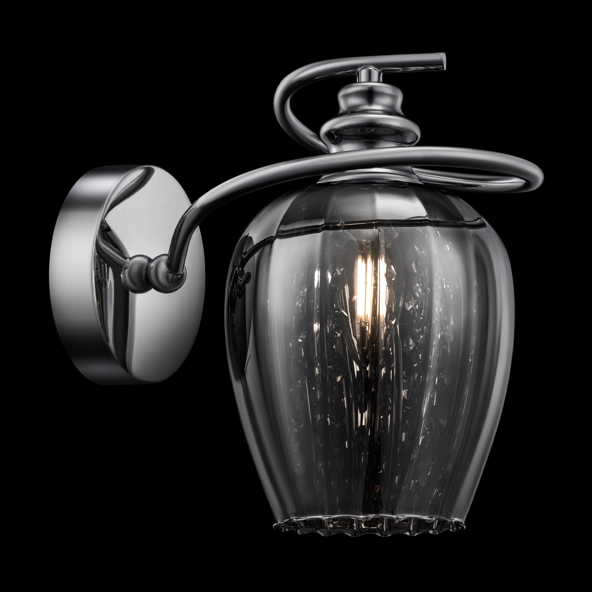 Lampada da parete Pendant in Metallo Blues Nickel