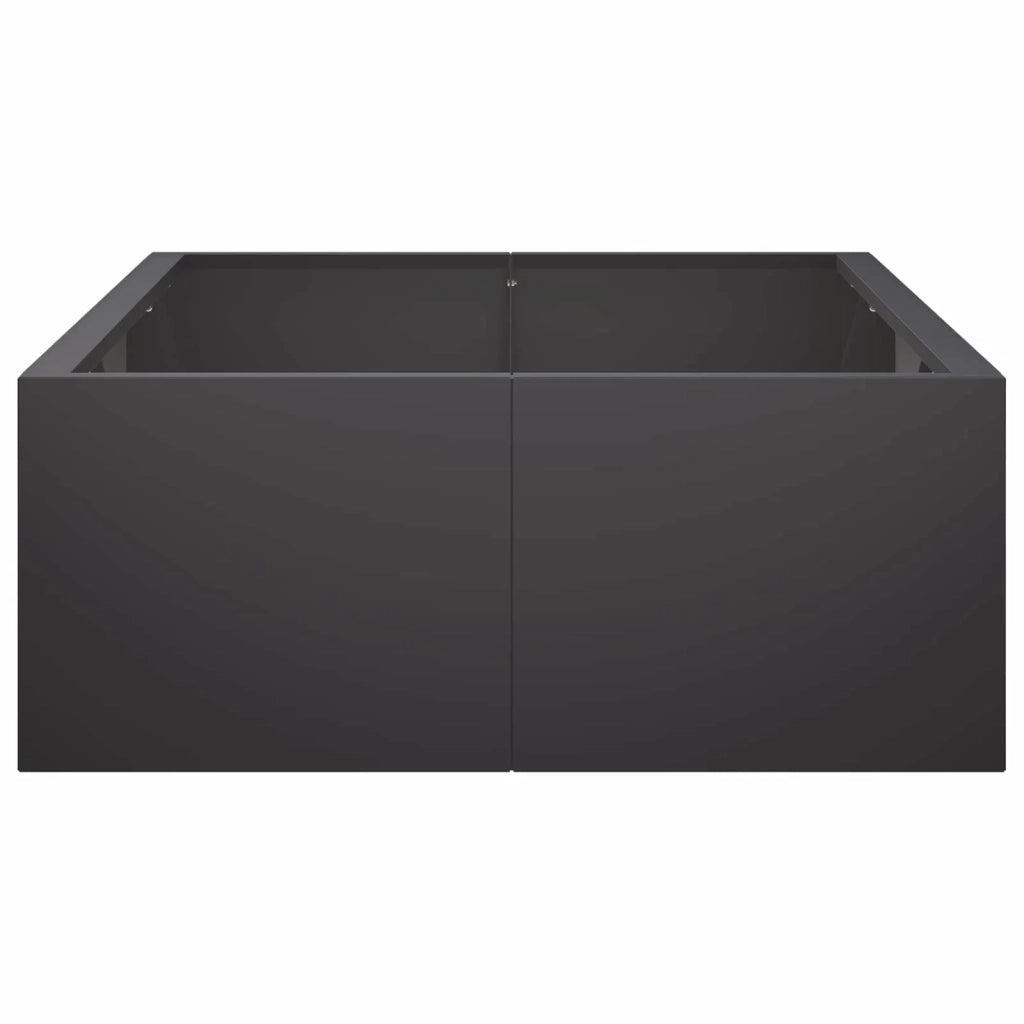 Muro di contenimento 6 pz 200 x 100 x 30 cm Acciaio Nero 3449219