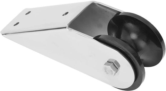 Rolle per Cavi e Drut in Acciaio Inox - Raggio di Rotolamento 32 mm - Raggio di Serraggio 50 mm - Leggero e Compattabile - Adatto per Cavi fino a 1 pollice - Rotolo di Ancore