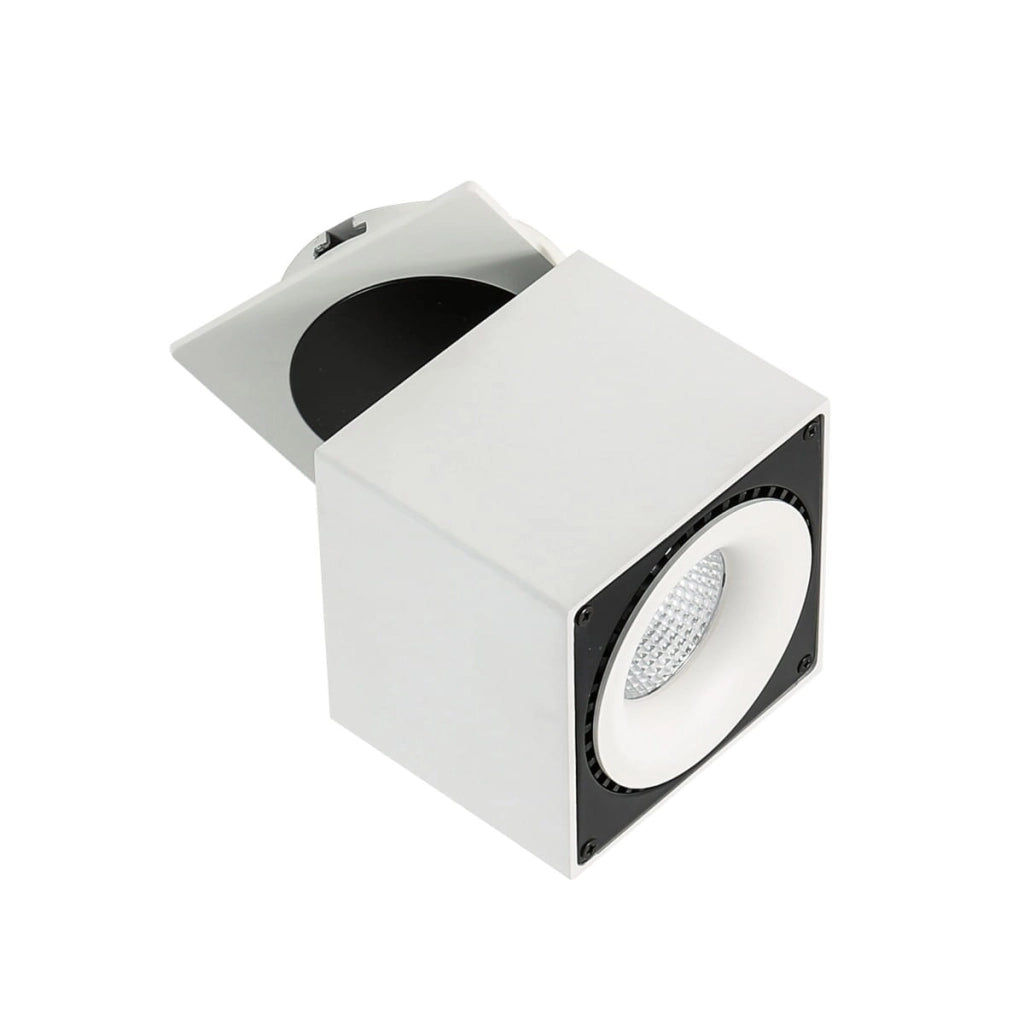 Italux Sevilla faretto incasso quad. orientabile 28W 4000K bianco