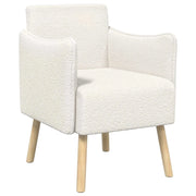 Sedia d'accento Crema Bouclé 42044824