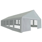 Tendone per Feste in PE 6x12 m Grigio 275270