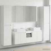 Set di mobili per il bagno 6 pcs Bianco 3407231