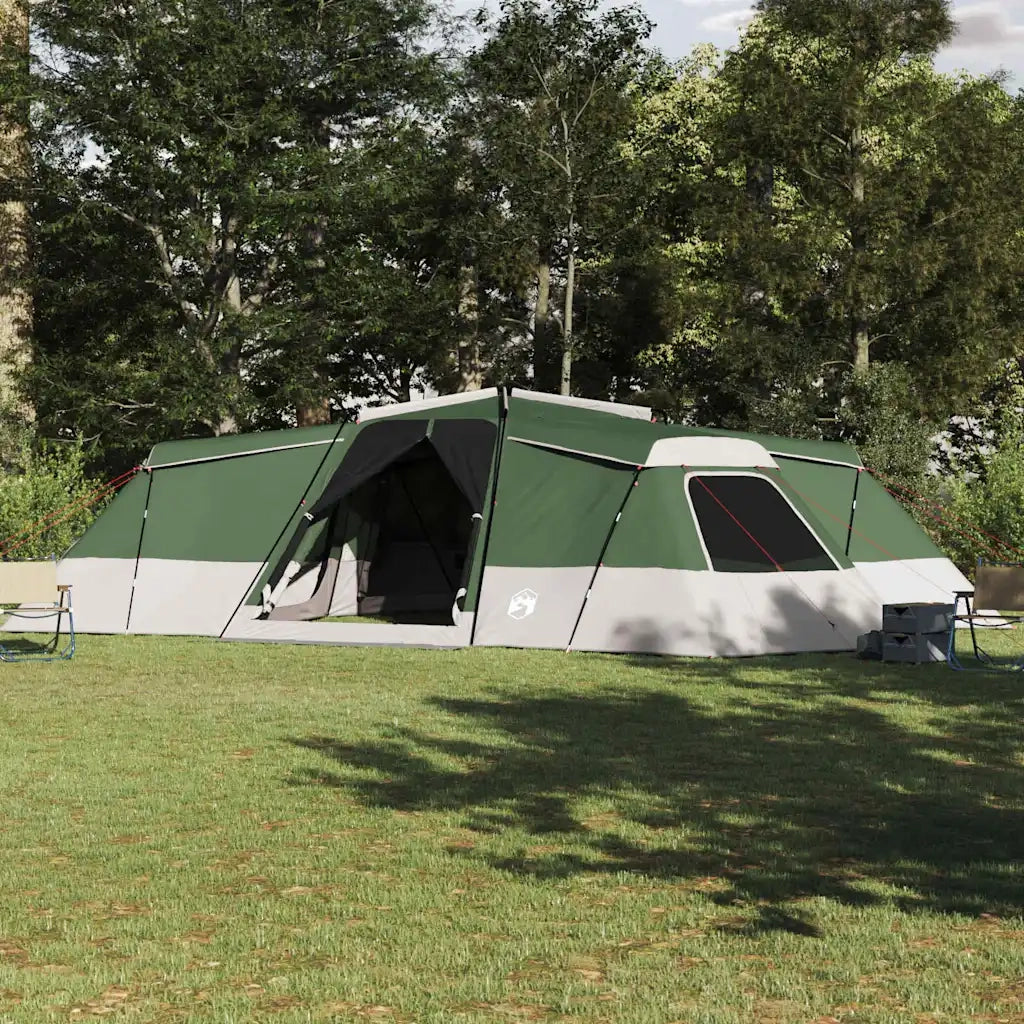 Tenda Familiare con tetto Verde 833 x 585 x 216 cm taffetà 42001151