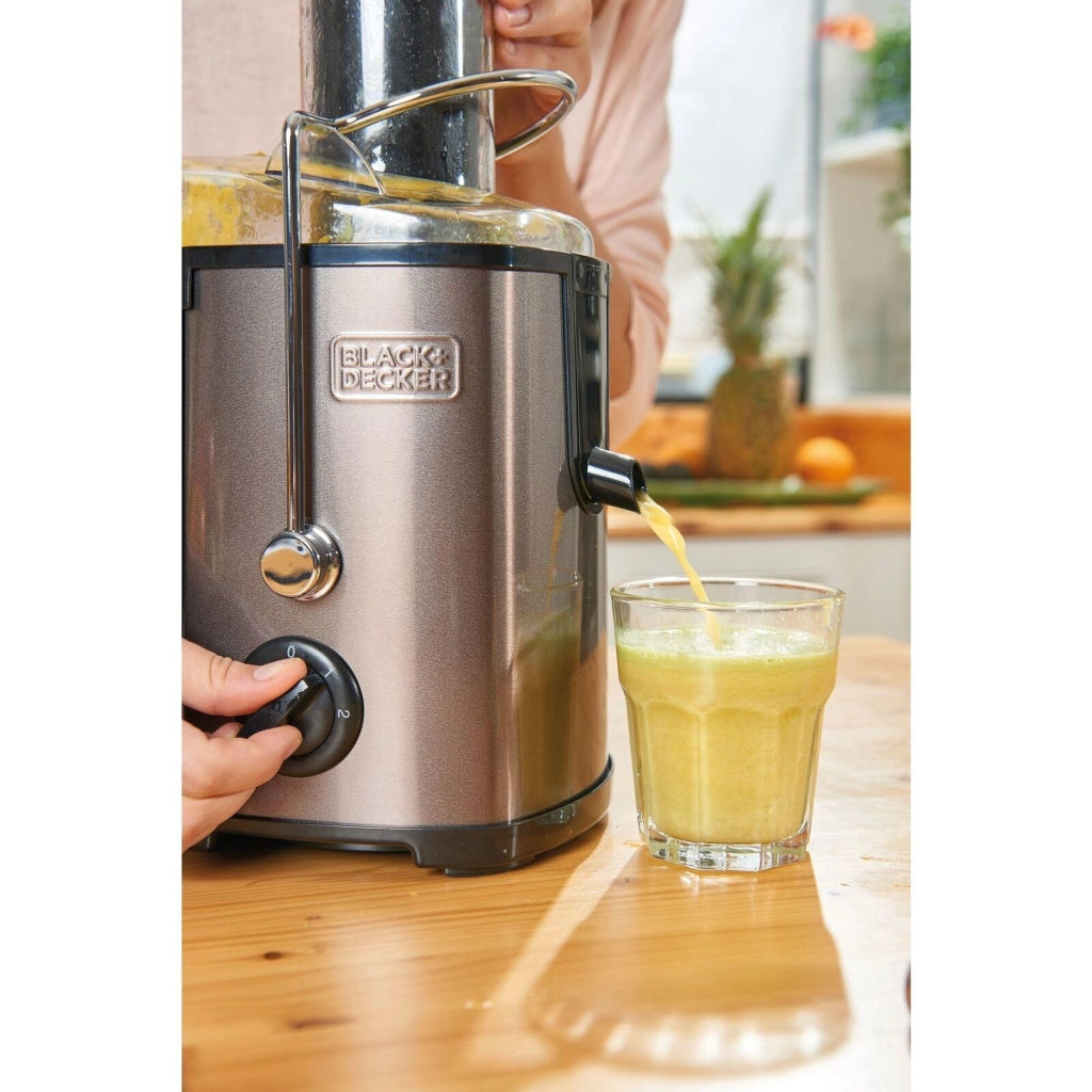Black & Decker BXJE600E spremiagrumi 600 W Acciaio inossidabile