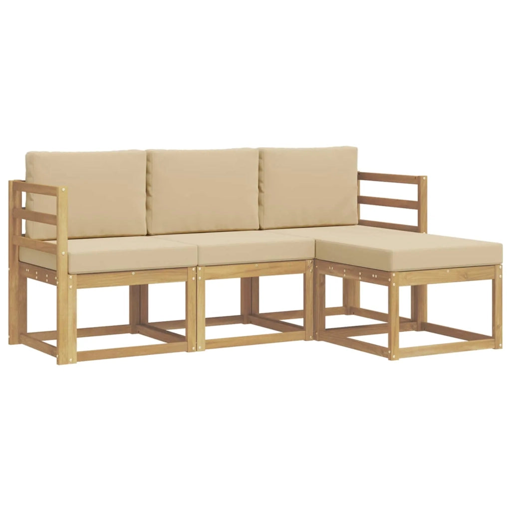 Set di divani da esterno 4 pz 3387442