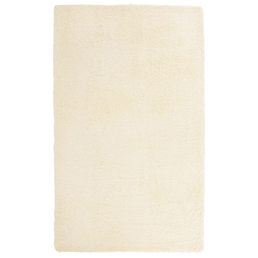 Tappeto Shaggy a Pelo Lungo NAVARRA Crema 80x150 cm poliestere