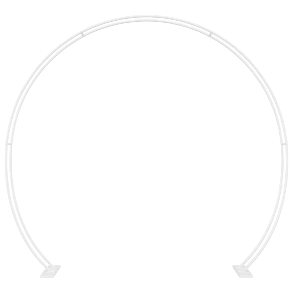 Arco Nuziale Bianco 223 x 45 x 201 cm Acciaio
