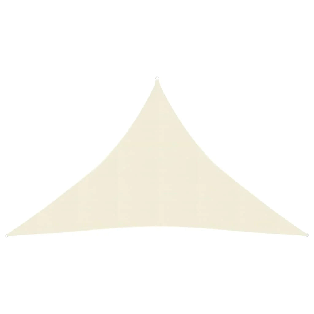 Vela ombreggiante/ombrellone 160 g/m² 3 x 3 x 4,2 m HDPE crema 02_0009082
