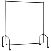 Appendiabiti Attaccapanni in Metallo con Rotelle ¨C zephmum ¨C Nero, 150x60x170cm