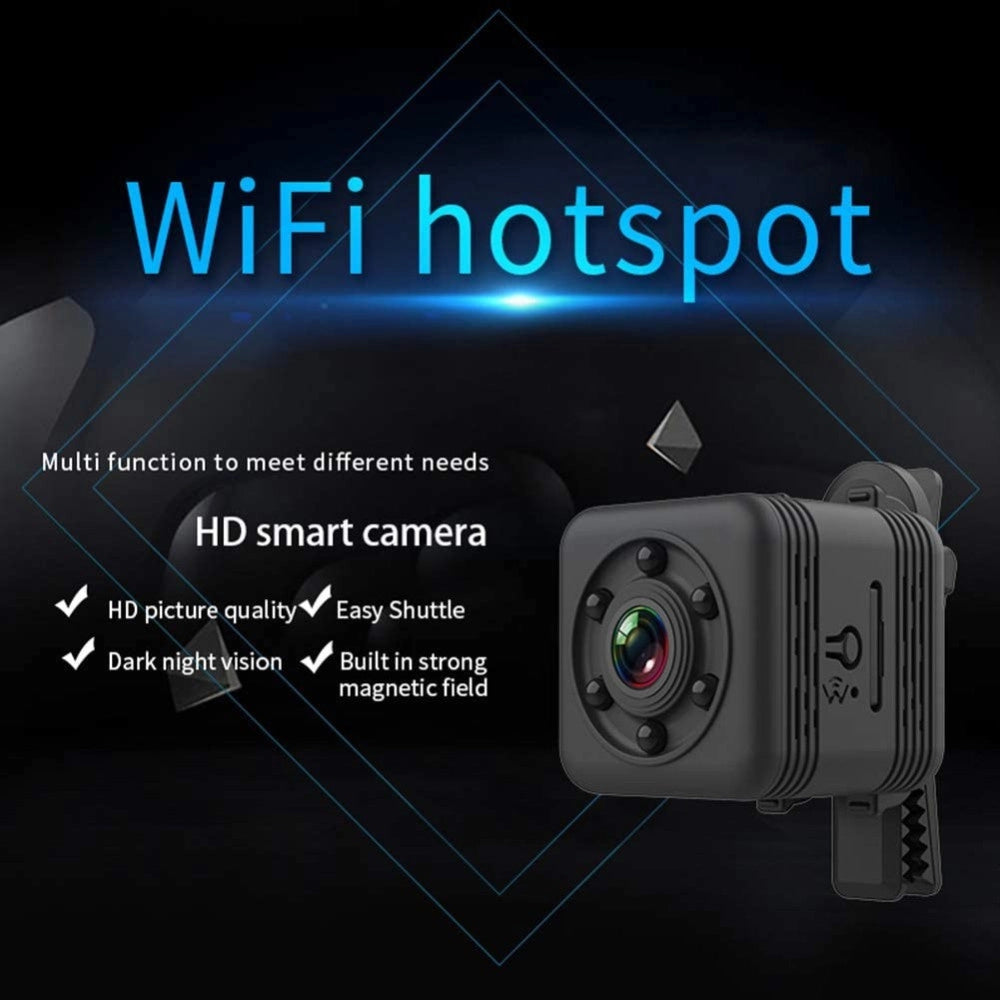 Trade Shop - Mini Camera Impermeabile Hd Wireless Foto Video Portatile Multifunzionale Q-s299 -