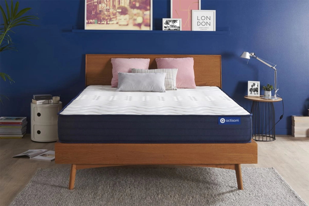 Materasso matrimoniale Actiflex life 140x210cm - Spessore : 22cm - Molle insacchettate e memory foam - Molto rigido