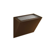 Applique LED da Parete Comet Power Switch 40x90mm Corten, 10/20W, Triac Dimmable, 2700K-4000K, IP65 - Beneito & Faure