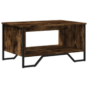Tavolino da salotto | Tavolino da caff¨¨ | Tavolino da Soggiorno Rovere Fumo 75x51x40cm in Legno Multistrato