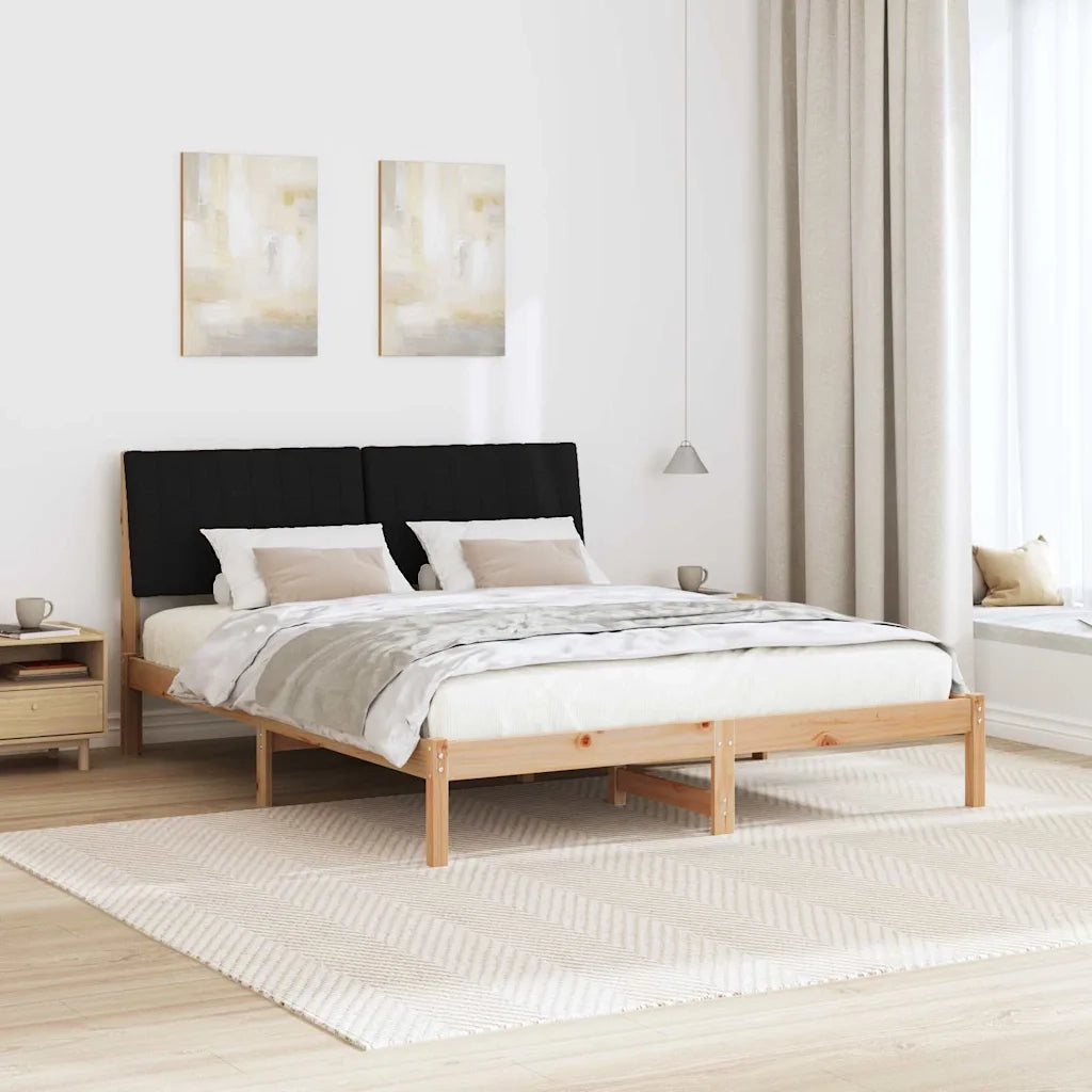 Struttura del letto-Giroletto Marrone 150 x 200 cm Pino massello 760079