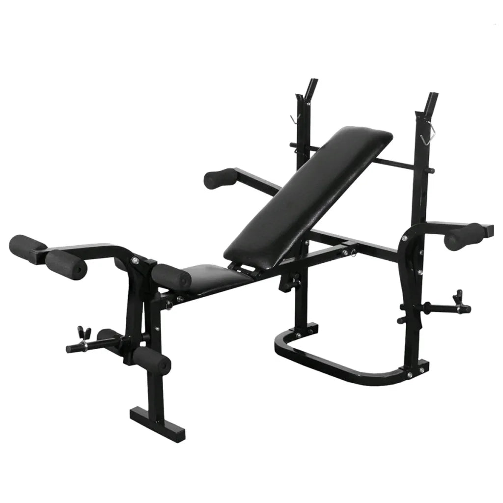 Panca Multifunzione con Bilanciere e Set di Manubri 120 kg 275377