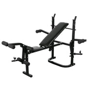 Panca Multifunzione con Bilanciere e Set di Manubri 120 kg 275377