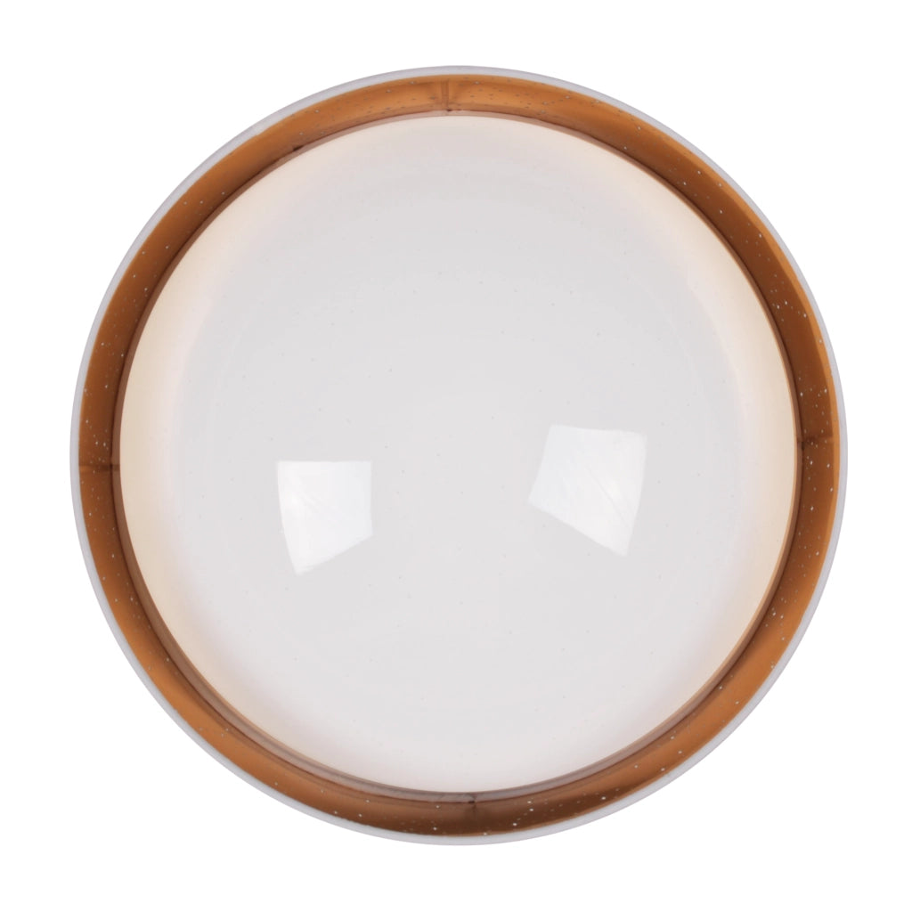 Plafoniera LED Polux Tuluza bianco oro 24W 4000K Ø40cm