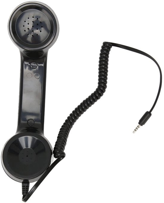 Telefonino a Rete Stralente Resistente - Ricevitore Retro - Altoparlante per Collegamento Fisso - Compatibilità Universale - Funzione Unico Tasto - Eccellente Qualità Audio - Centralino Telefonico