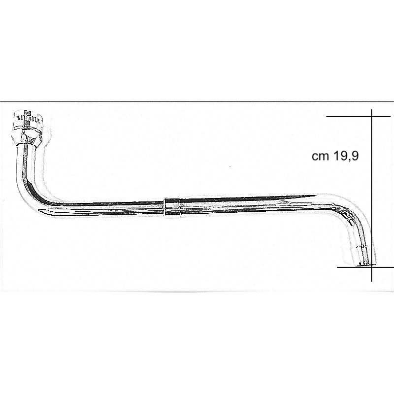 Canna becco universale per rubinetto, allungabile 23/40 cm rovesciabile
