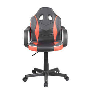 Assen - sedia gaming in pvc+pl e nylon nero e rosso