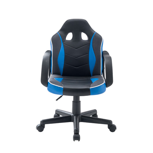 Assen - sedia gaming in pvc+pl e nylon nero e blu