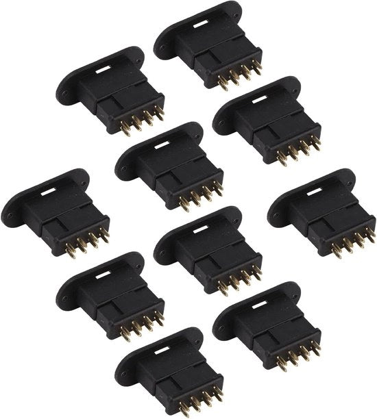 10 Paia 8-punti Presa di Contatto Buone Prestazioni Maschile Femminile Connettore Connettore per batterie RC