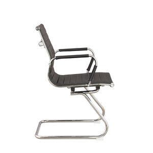 Imperial - poltrona da attesa in pu e metallo