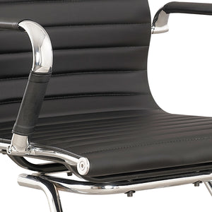 Imperial - poltrona da attesa in pu e metallo