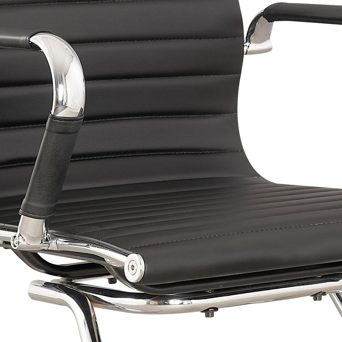 Imperial - poltrona da attesa in pu e metallo